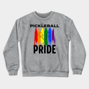 Pickleball Pride LGBTQ Pickleball Gift Pride Month Crewneck Sweatshirt